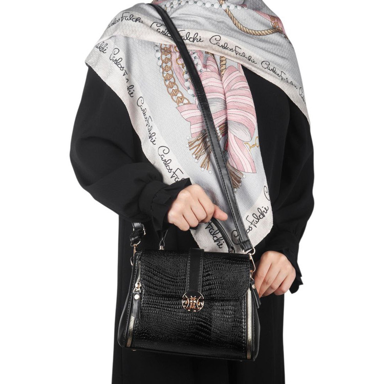 کد 101714 زنانه تک دسته جلو دو زیپ
